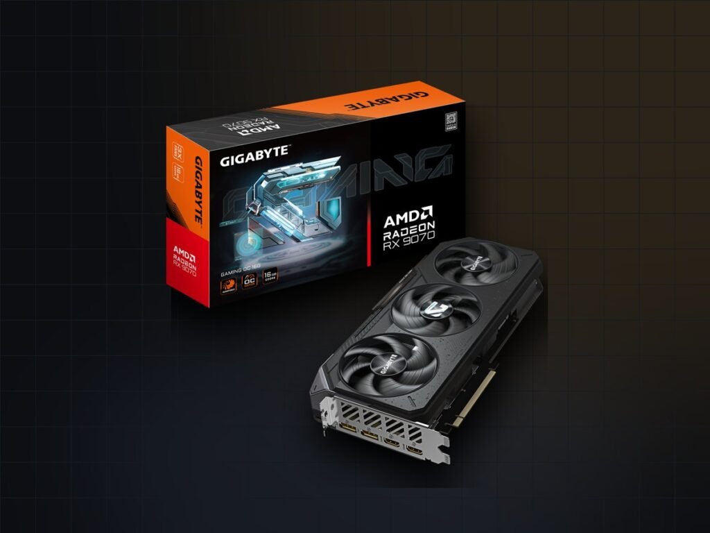 Gigabyte Radeon RX 9070 Gaming OC 16G (resmî görsel)