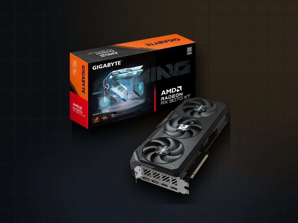Gigabyte Radeon RX 9070 XT Gaming OC 16G (resmî görsel)