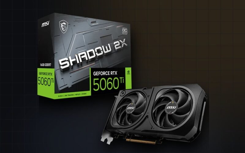 MSI GeForce RTX 5060 Ti 16G Shadow 2X OC Plus (resmî görsel)