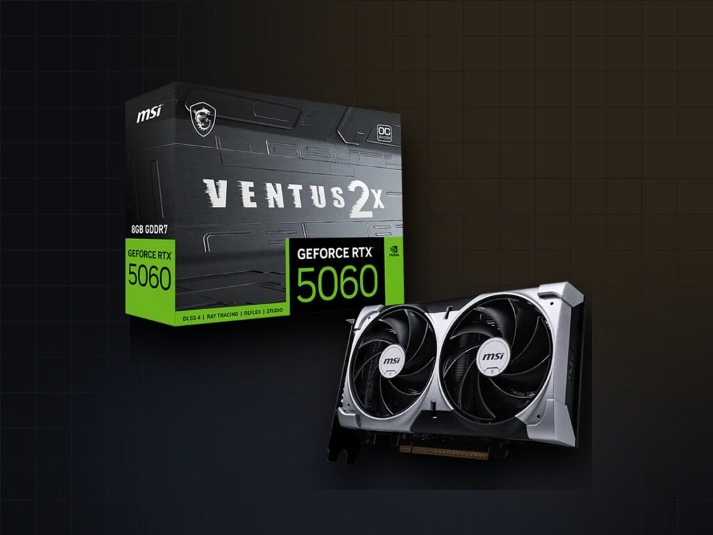 MSI GeForce RTX 5060 8G Ventus 2X OC (resmî görsel)