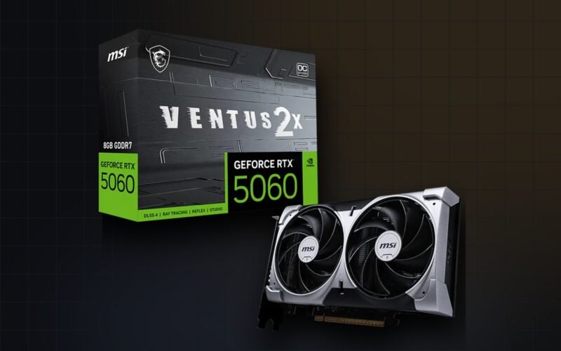 MSI GeForce RTX 5060 8G Ventus 2X OC (resmî görsel)
