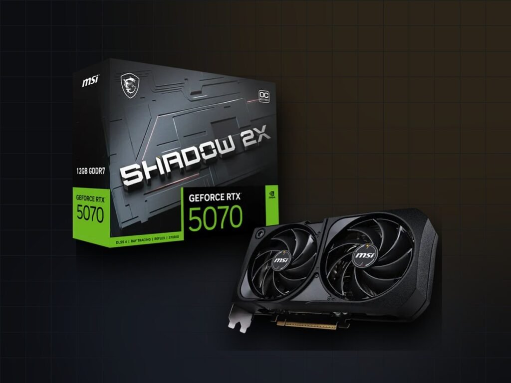MSI GeForce RTX 5070 12G Shadow 2X OC (resmî görsel)