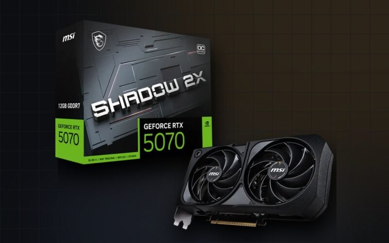 MSI GeForce RTX 5070 12G Shadow 2X OC (resmî görsel)